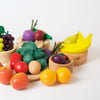 Erzi Wooden Vegetables | Turnip with mixed Fruit & Veg | Conscious Craft